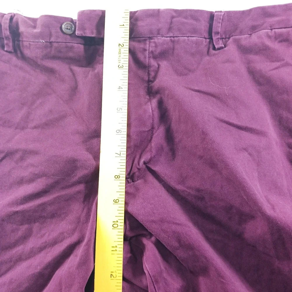 Polo Ralph Lauren Mens Stretch Slim Fit Chino Pants Burgundy Maroon 40x30